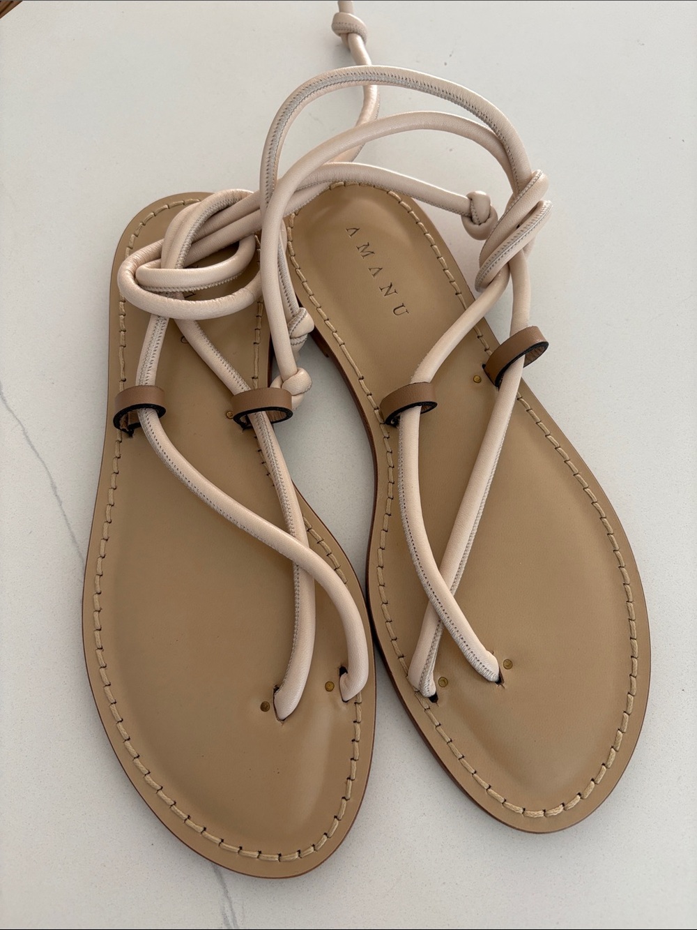 Amanu Style 18 The Kilimanjaro Ankle Tie Sandals - Picture 4 of 6